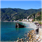 Seaside promenade in Fegina - Monterosso al Mare - Cinque Terre Liguria Italy